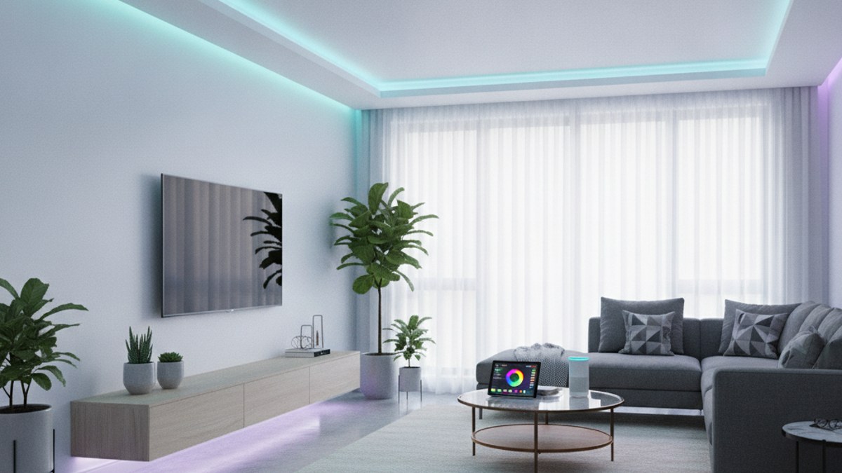 Fitas LED Inteligentes: Transforme o Ambiente com Cores e Automação