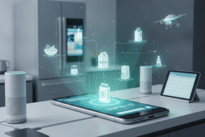 Aplicativo inteligente gera lista de compras automática para o lar