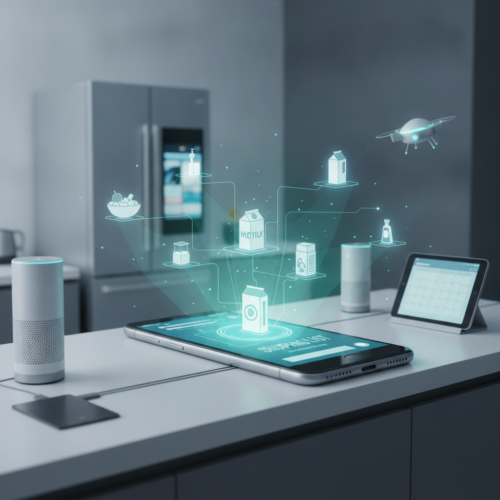 Aplicativo inteligente gera lista de compras automática para o lar