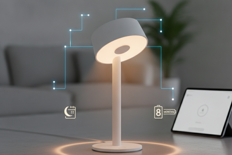 Lâmpada da Xiaomi Oferece Autonomia de 8 Meses e Recurso de Luz Noturna por R$ 60