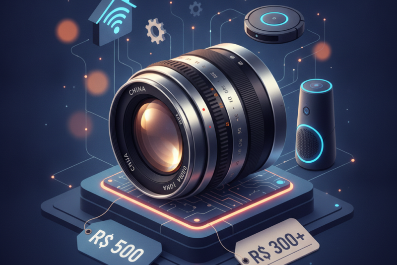 Lente retrô para câmeras desenvolvida na China chega ao mercado por R$ 500, enquanto originais custam acima de R$ 3 mil