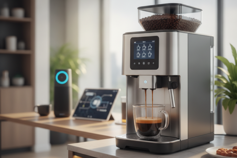 Midea Apresenta Cafeteira Com Moedor de Grãos e 8 Receitas Automáticas