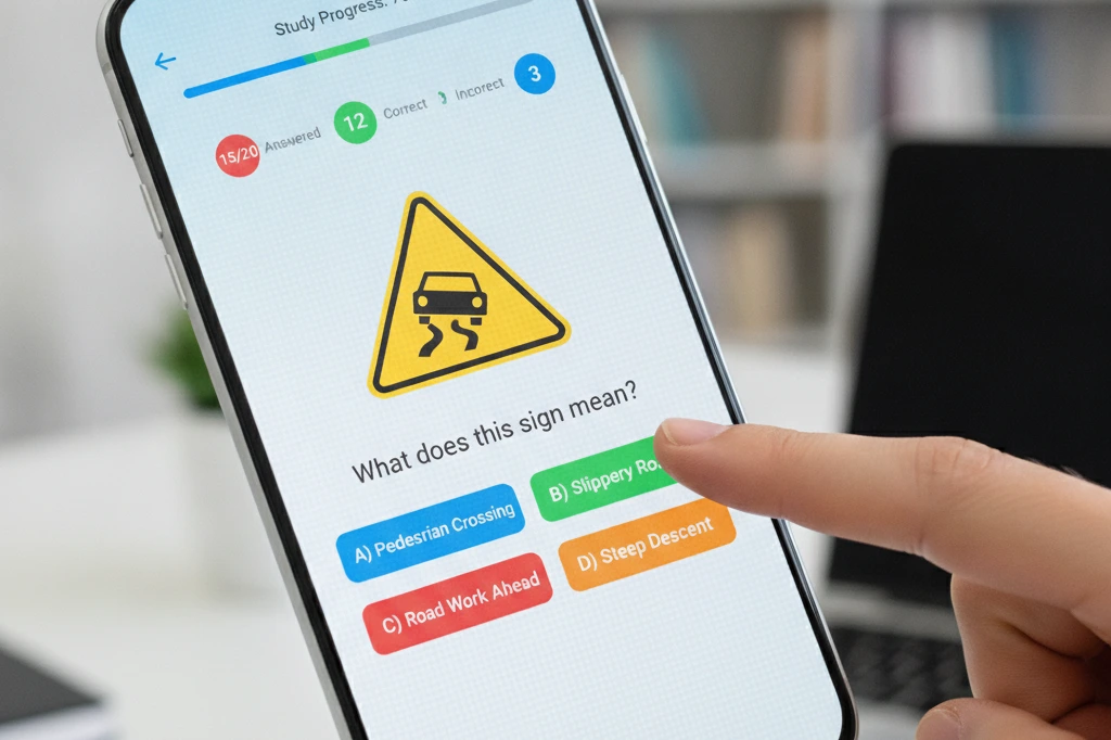 Apps de Autoescola com Quiz de Sinais de Trânsito - Download Gratuito