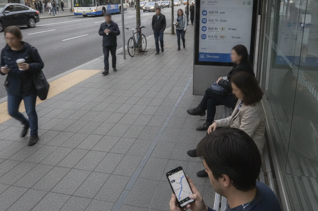 Como Usar o Google Maps para Acompanhar Ônibus Públicos