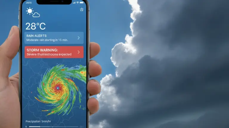Confira a Temperatura e Alertas de Temporal no App