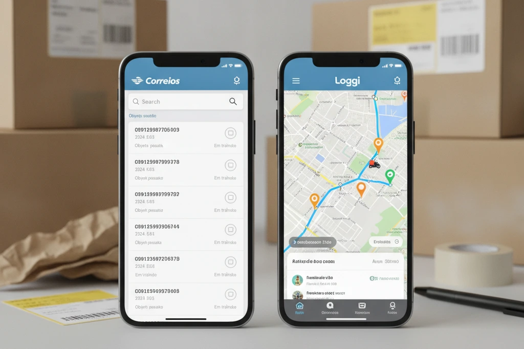 Rastreamento de Pacotes: Apps Oficiais de Correios e Transportadoras